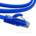 UTP Cat5e Patch Cable with 24AWG Bare Copper Conductor, Various Colors are AvailableNew